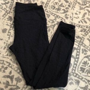 Leopard Print Black on Black Leggings